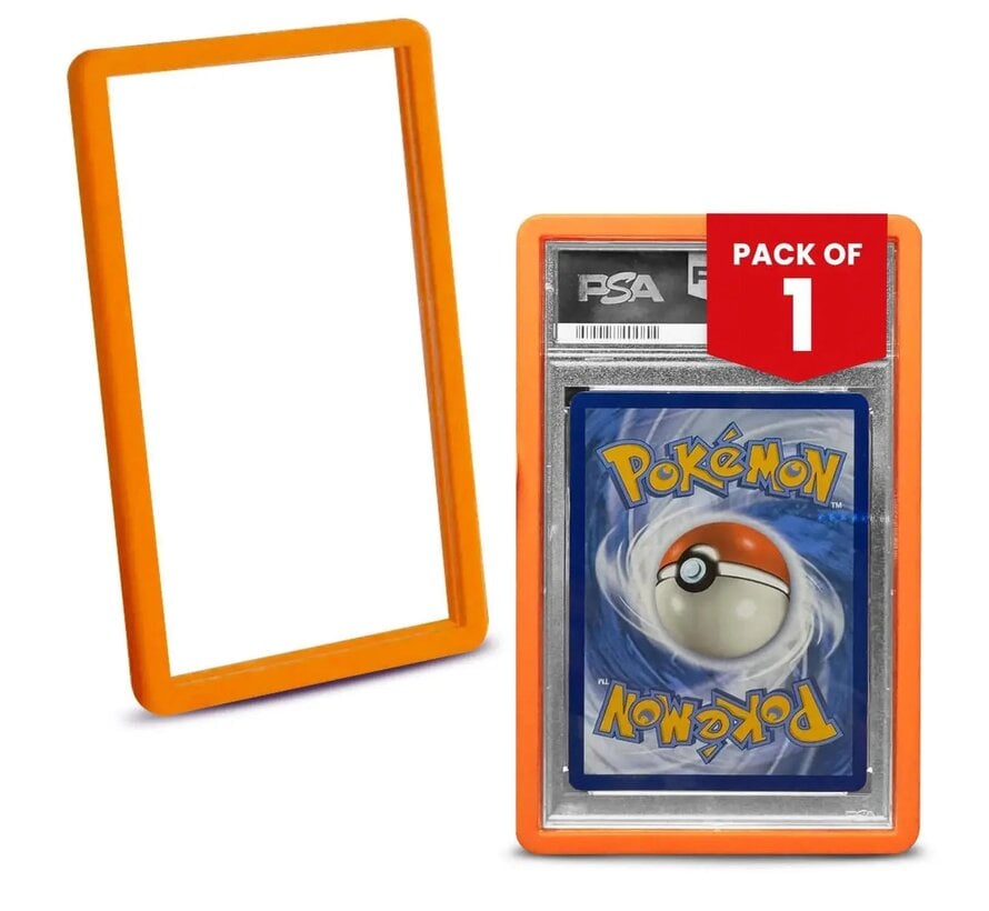 EVORETRO BUMPER GRADED SLAB PROTECTOR FOR PSA ORANGE PACK OF 1