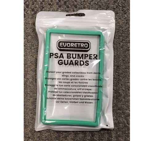 EVORETRO EVORETRO BUMPER GRADED SLAB PROTECTOR FOR PSA MINT LIGHT GREEN PACK OF 10