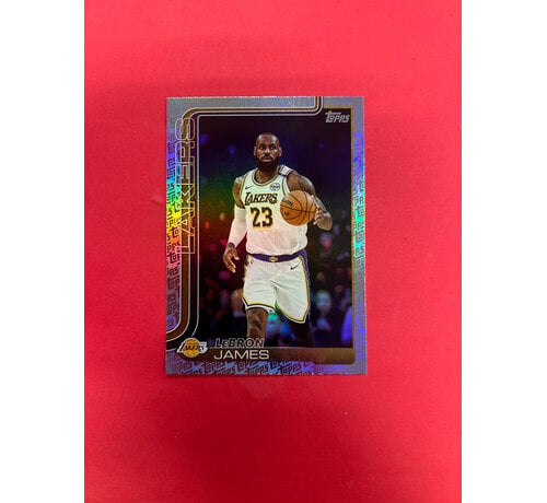 TOPPS 2025 TOPPS LEBRON JAMES FANATICS EXCLUSIVE LOGO PARALLEL