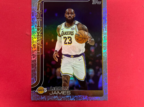 TOPPS 2025 TOPPS LEBRON JAMES FANATICS EXCLUSIVE LOGO PARALLEL