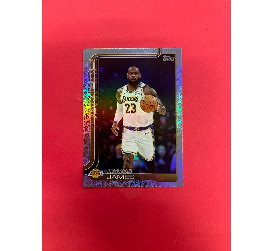 2025 TOPPS LEBRON JAMES FANATICS EXCLUSIVE LOGO PARALLEL