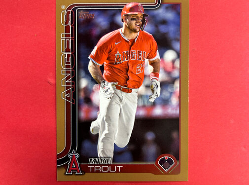 TOPPS 2025 TOPPS BASEBALL MIKE TROUT BRONZE /2025