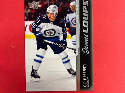 UPPER DECK 2021-22 UPPER DECK SERIES 2 COLE PERFETTI YOUNG GUNS FRENCH