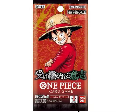 ONE PIECE JAPANESE ONE PIECE OP-13 CARRYING ON HIS WILL BOOSTER PACK