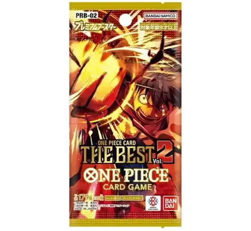 ONE PIECE JAPANESE ONE PIECE PRB-02 THE BEST VOL 2  BOOSTER PACK
