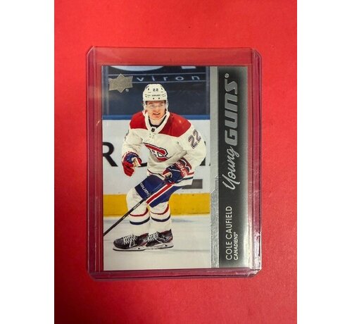 UPPER DECK 2021-22 UPPER DECK SERIES 1 YOUNG GUNS COLE CAUFIELD #201