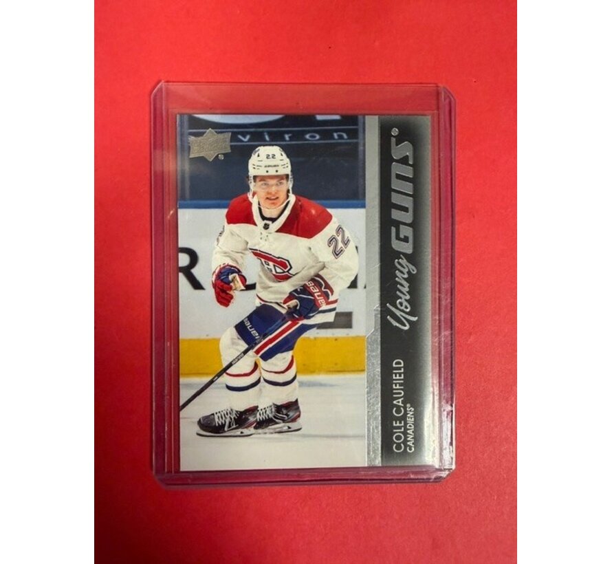 2021-22 UPPER DECK SERIES 1 YOUNG GUNS COLE CAUFIELD #201