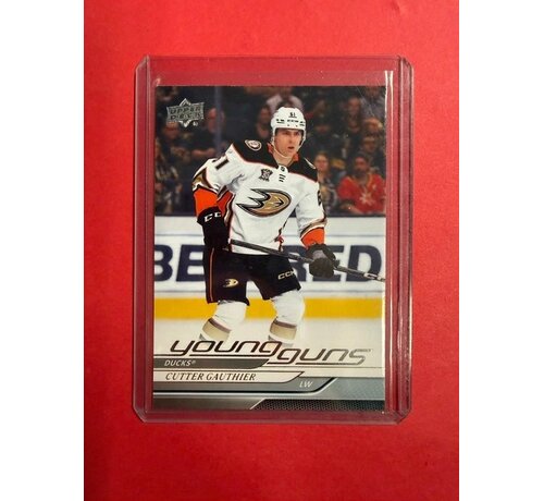 UPPER DECK 2024-25 UPPER DECK SERIES 1 YOUNG GUNS CUTTER GAUTHEIR #212