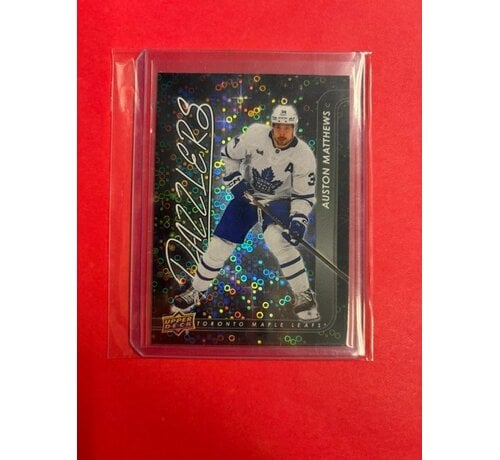 UPPER DECK 2024-25 UPPER DECK SERIES 2 BLACK DAZZLERS AUSTON MATTHEWS #DZ-89