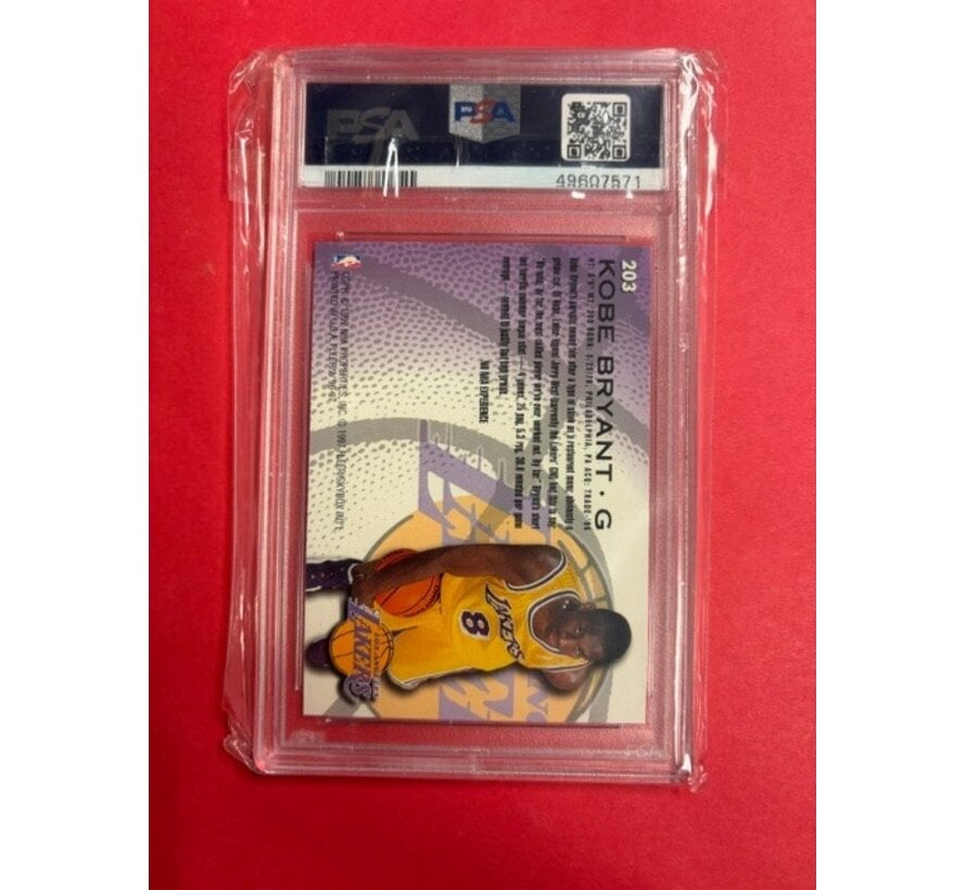 1996-97 FLEER ROOKIE KOBE BRYANT #203 PSA 9