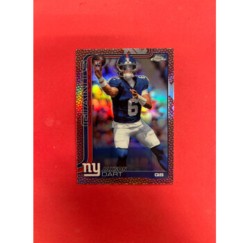TOPPS 2026 TOPPS CHROME FOOTBALL JAXSON DART PIGSKIN LEATHER ROOKIE SP
