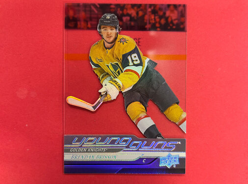 UPPER DECK 2024-25 UPPER DECK EXTENDED BRENDAN BRISSON YOUNG GUNS ACETATE