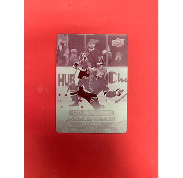 UPPER DECK 2024-25 UPPER DECK EXTENDED BRETT BERARD YOUNG GUNS CANVAS PRINTING PLATE MAGENTA 1/1