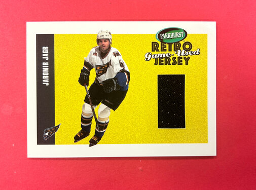 PARKHURST 2002-03 PARKHURST JAROMIR JAGR GAME USED JERSEY