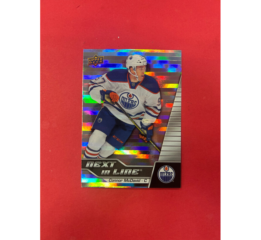 2015-16 UPPER DECK OVERTIME CONNOR MCDAVID NEXT IN LINE ROOKIE