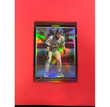 TOPPS 2002 TOPPS CHROME ICHIRO REFRACTOR /500