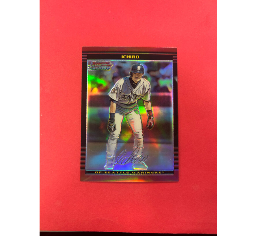 2002 TOPPS CHROME ICHIRO REFRACTOR /500