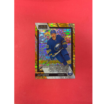 UPPER DECK 2023-24 OPC PLATINUM MATT SAVOIE SEISMIC GOLD ROOKIE /50