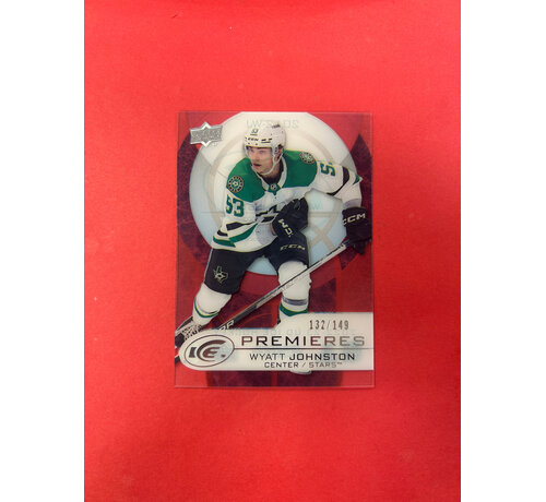 UPPER DECK 2022-23 UPPER DECK ICE WYATT JOHNSTON ICE PREMIERES RETRO /149