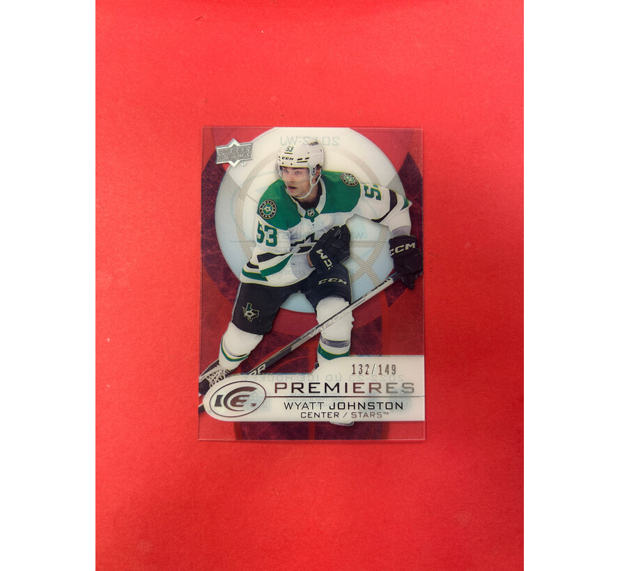 2022-23 UPPER DECK ICE WYATT JOHNSTON ICE PREMIERES RETRO /149