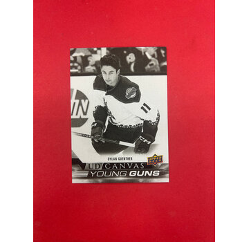 UPPER DECK 2022-23 UPPER DECK SERIES 2 DYLAN GUENTHER CANVAS YOUNG GUNS  BLACK