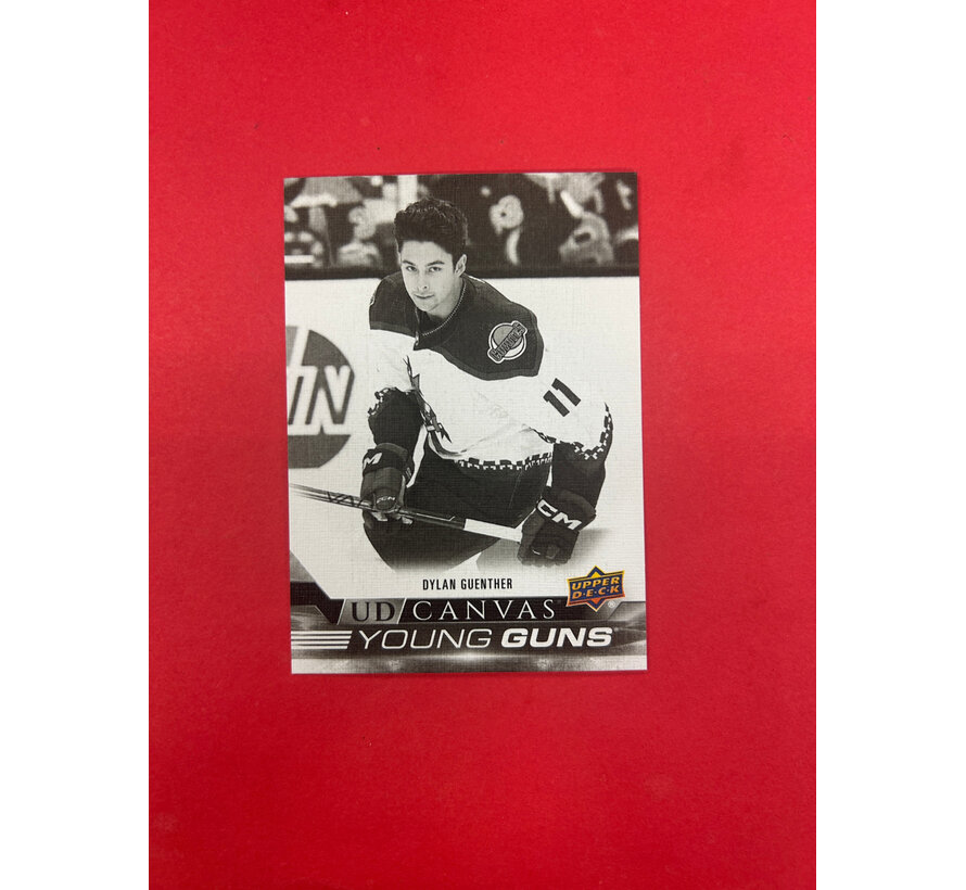 2022-23 UPPER DECK SERIES 2 DYLAN GUENTHER CANVAS YOUNG GUNS  BLACK