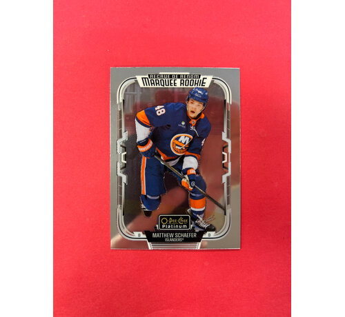 UPPER DECK 2025-26 OPC PLATINUM MATTHEW SCHAEFER MARQUEE ROOKIES