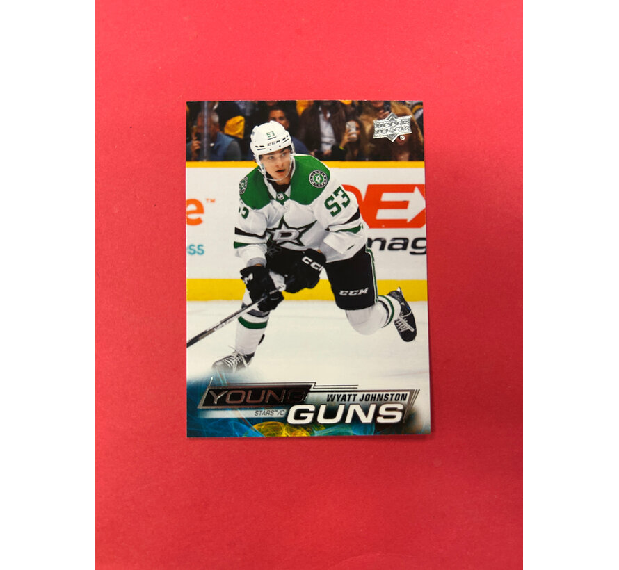 2022-23 UPPER DECK SERIES 2 WYATT JOHNSTON YOUNG GUNS
