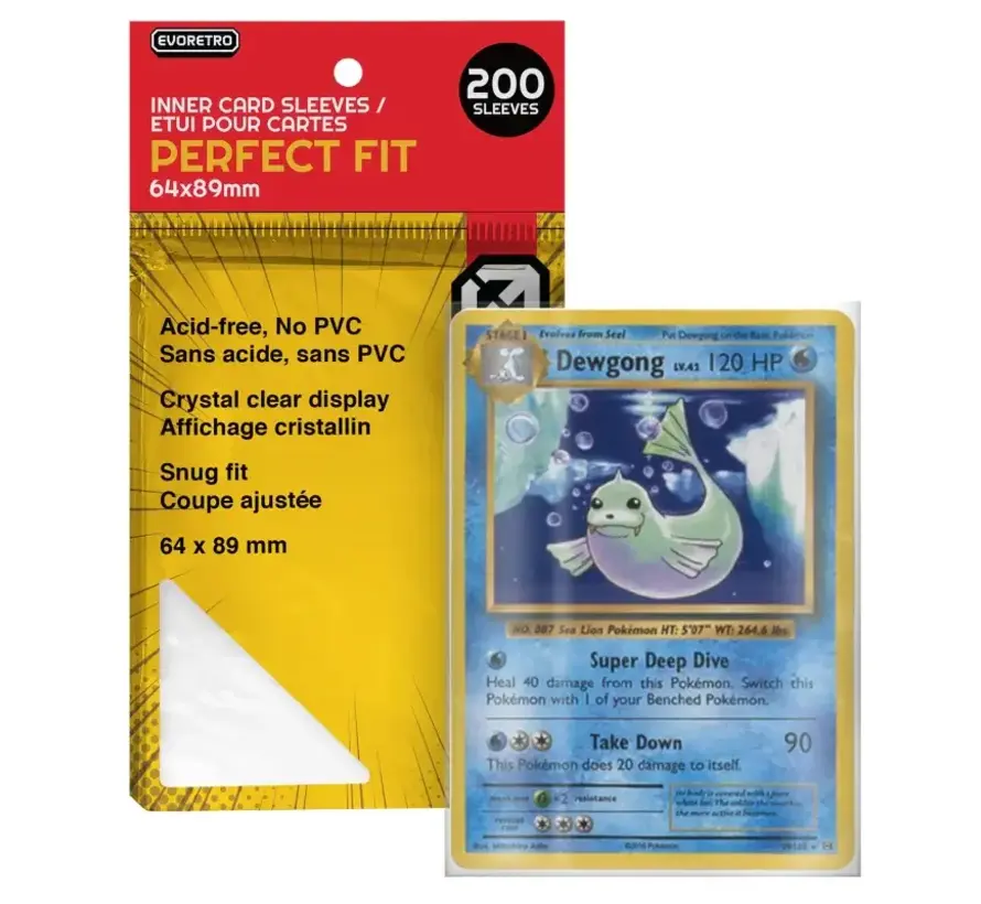 EVORETRO PERFECT FIT SLEEVES INNER CARD PROTECTOR