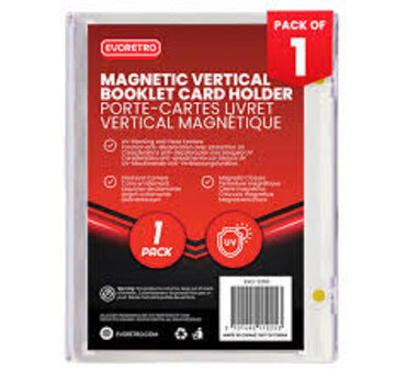 EVORETRO EVORETRO MAGNETIC DISPLAY CASE DUAL VERTICAL BOOKLET HOLDER