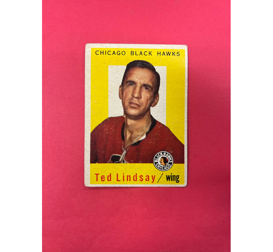 1959-60 O-PEE-CHEE TED LINDSAY #6