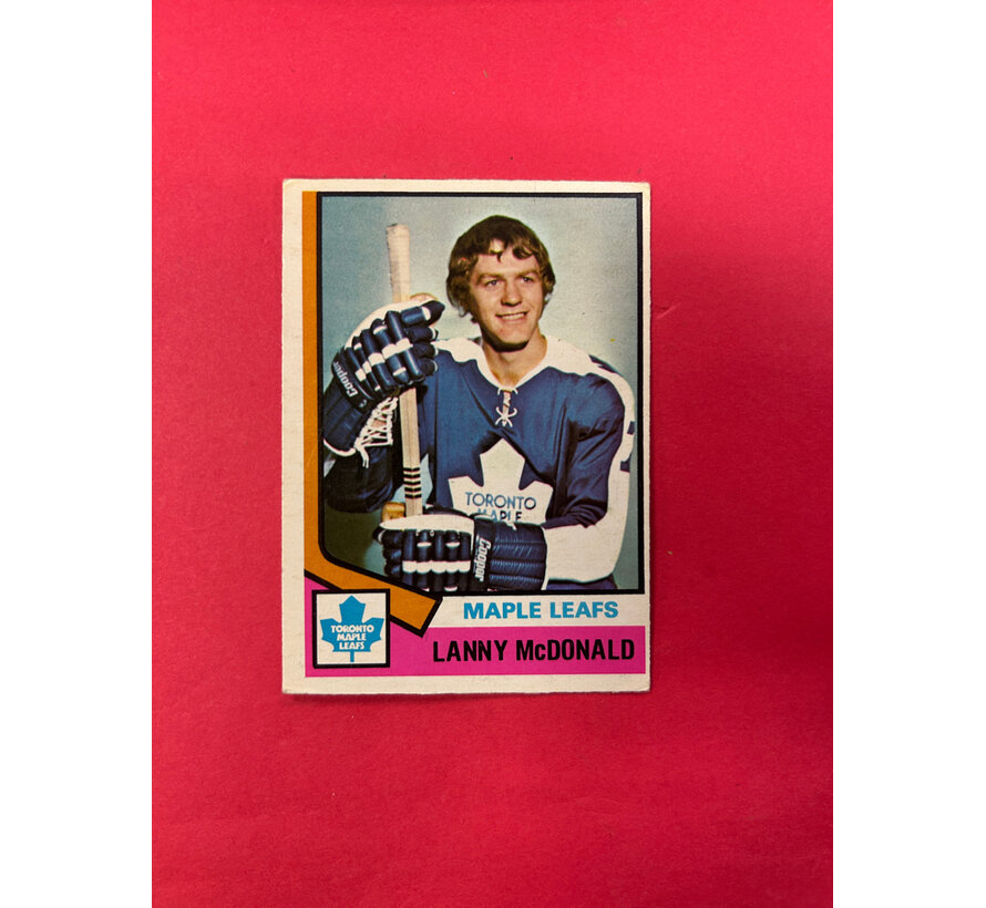 1974-75 O-PEE-CHEE LANNY MCDONALD ROOKIE