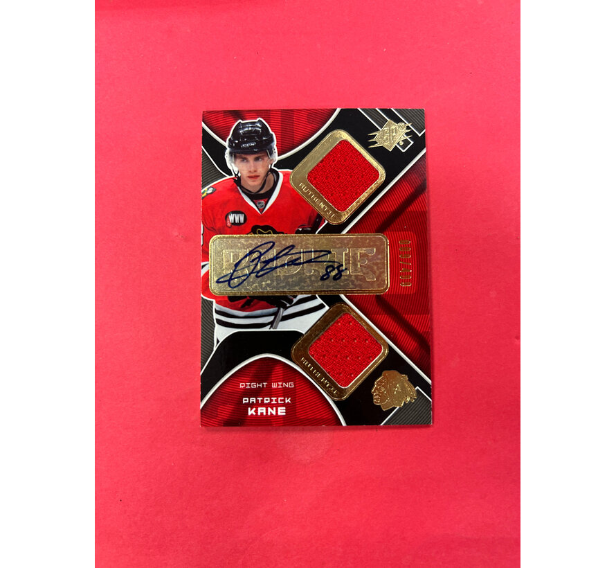 2007-08 UPPER DECK SPX PATRICK KANE ROOKIE JERSEY AUTO /499