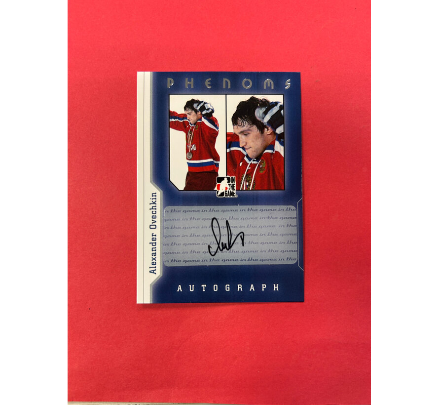 2006 IN THE GAME ALEXANDER OVECHKIN PHENOMS AUTO AO-5 SSP