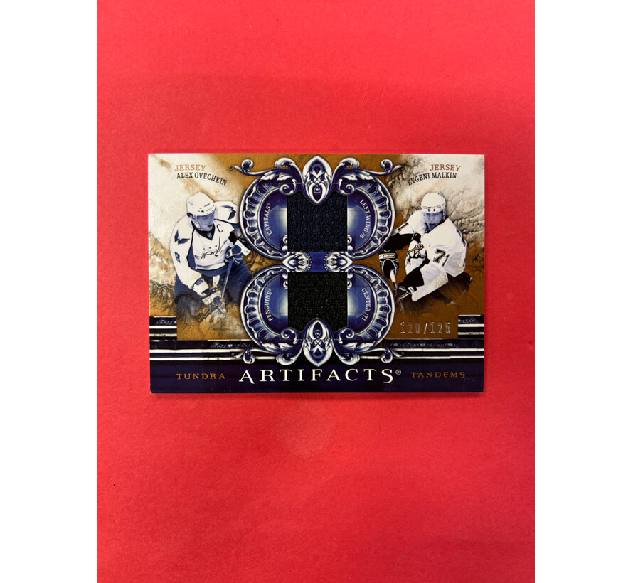 2010-11 UPPER DECK ARTIFACTS OVECHKIN/MALKIN TUNDRA TANDEMS /125