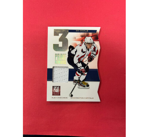 UPPER DECK 2011-12 DONRUSS ELITE ALEX OVECHKIN PRIME NUMBERS JERSEY /301