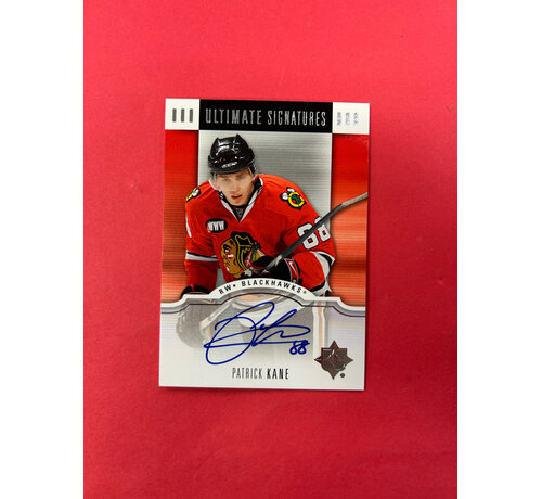 UPPER DECK 2007-08 UPPER DECK ULTIMATE PATRICK KANE ULTIMATE SIGNATURES