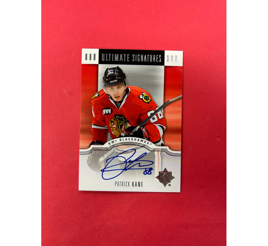 2007-08 UPPER DECK ULTIMATE PATRICK KANE ULTIMATE SIGNATURES