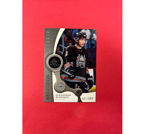 UPPER DECK 2005-06 SP GAME USED ALEXANDER OVECHKIN AUTHENTIC ROOKIE /999