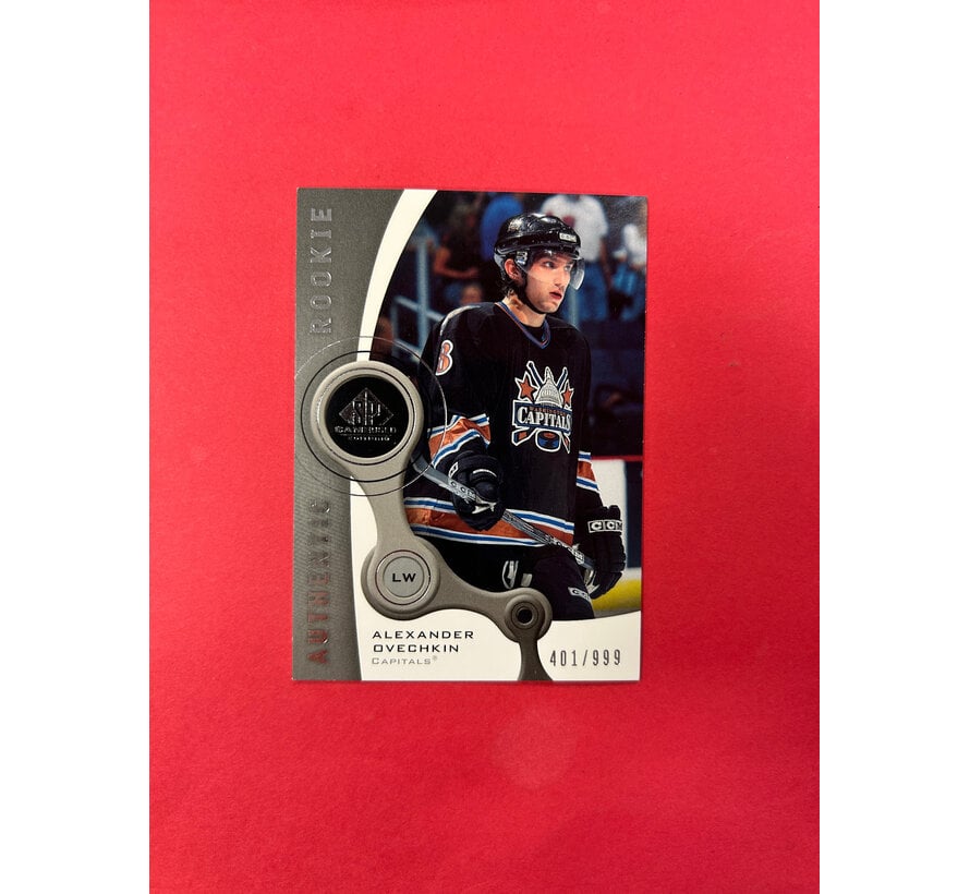 2005-06 SP GAME USED ALEXANDER OVECHKIN AUTHENTIC ROOKIE /999