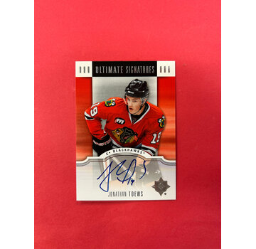 UPPER DECK 2007-08 UPPER DECK ULTIMATE JONATHAN TOEWS ULTIMATE SIGNATURES