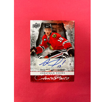 UPPER DECK 2008-09 UPPER DECK ARTIFACTS JONATHAN TOEWS AUTOFACTS