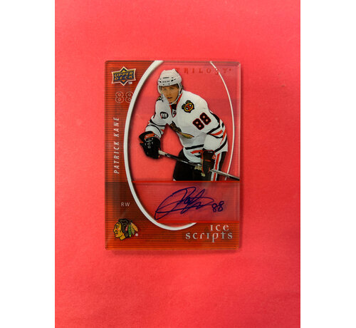 UPPER DECK 2008-09 UPPER DECK TRILOGY PATRICK KANE ICE SCRIPTS
