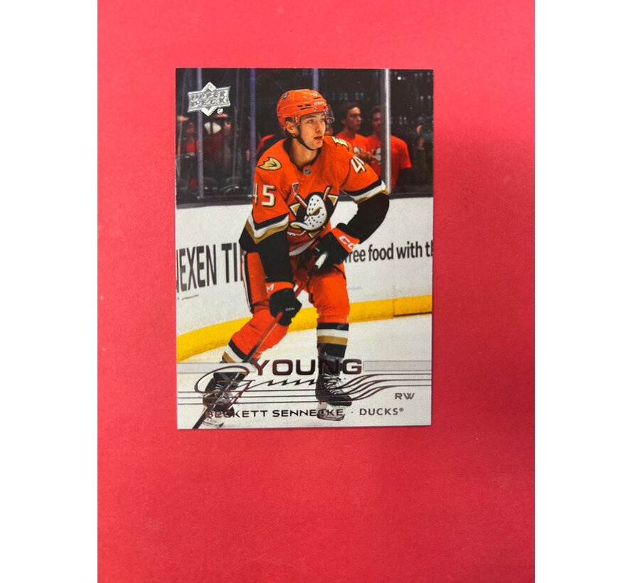 2025-26 UPPER DECK EXTENDED BECKETT SENNECKE YOUNG GUNS