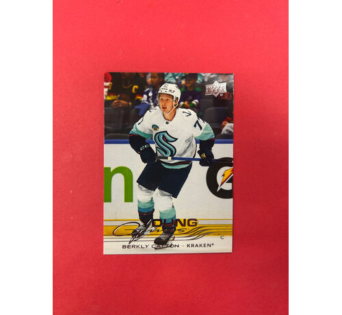 UPPER DECK 2025-26 UPPER DECK EXTENDED BERKLY CATTON YOUNG GUNS