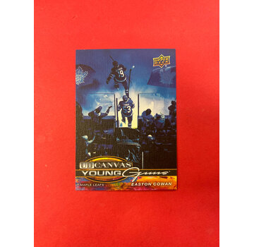 UPPER DECK 2025-26 UPPER DECK EXTENDED EASTON COWAN YOUNG GUNS CANVAS
