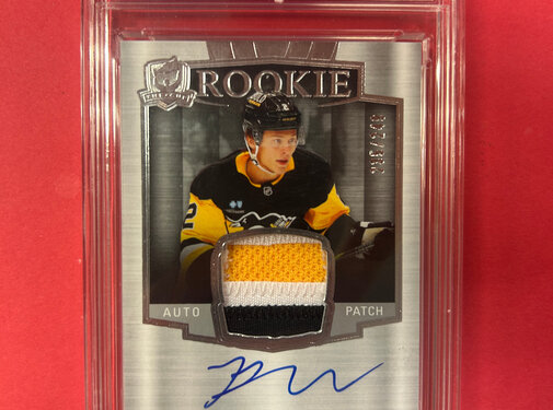 UPPER DECK 2024-25 UPPER DECK THE CUP RUTGER MCGROARTY ROOKIE AUTO PATCH /249