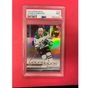 UPPER DECK 2024-25 UPPER DECK SERIES 1 LOGAN STANKOVEN YOUNG GUNS SILVER FOIL PSA GRADED 9