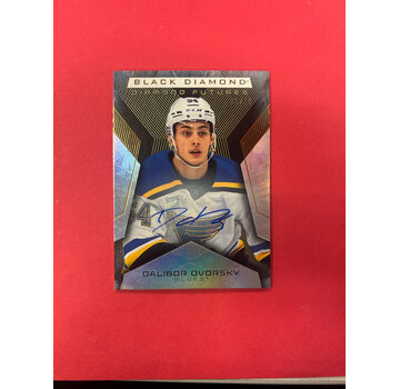 UPPER DECK 2025-26 UPPER DECK BLACK DIAMOND DALIBOR DVORSKY DIAMOND FUTURES AUTO /35