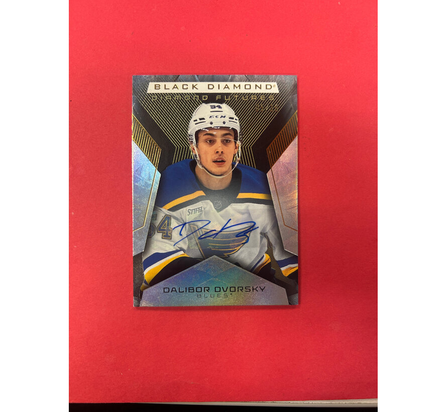 2025-26 UPPER DECK BLACK DIAMOND DALIBOR DVORSKY DIAMOND FUTURES AUTO /35